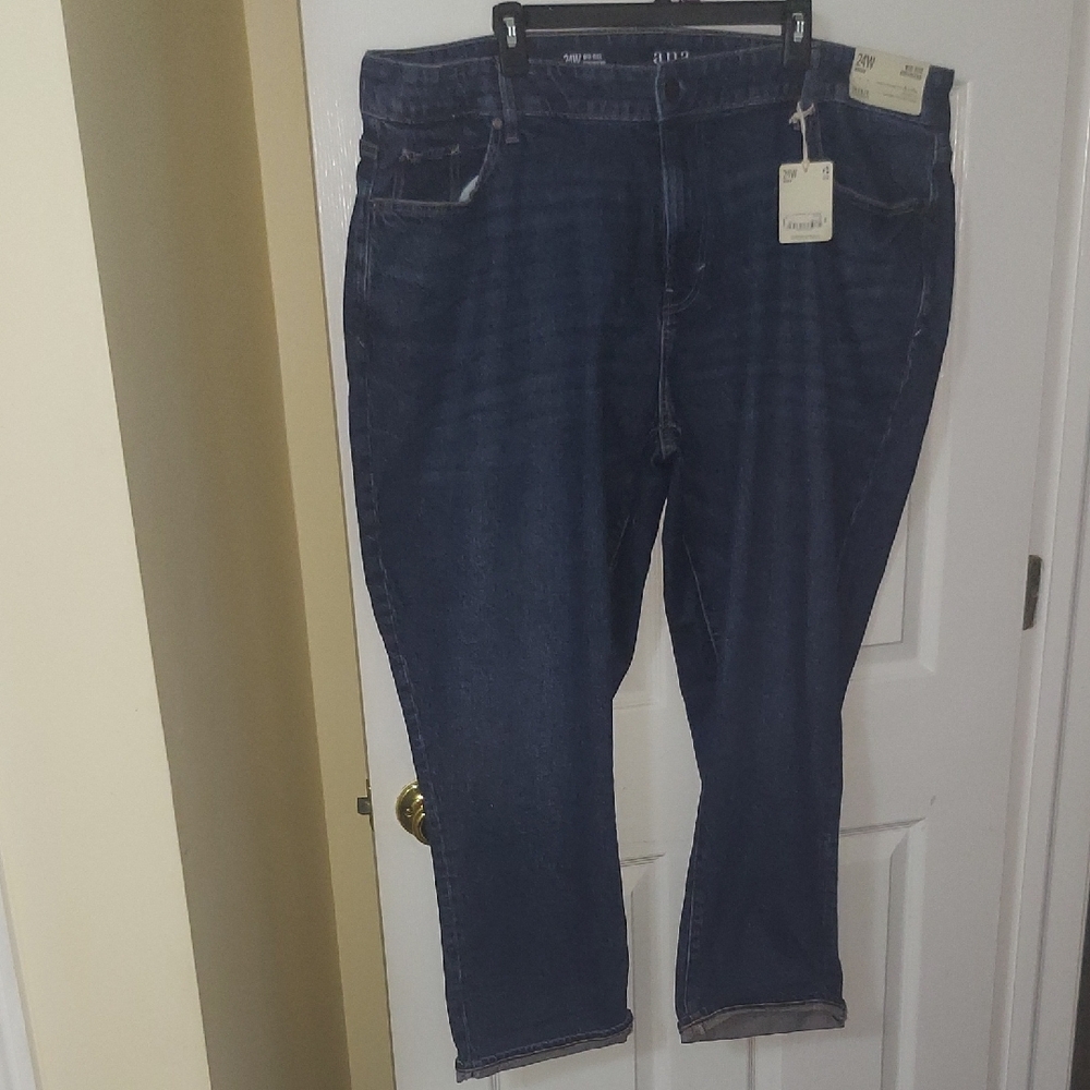 a.n.a Dark Indigo Straight Leg Women's Jeans